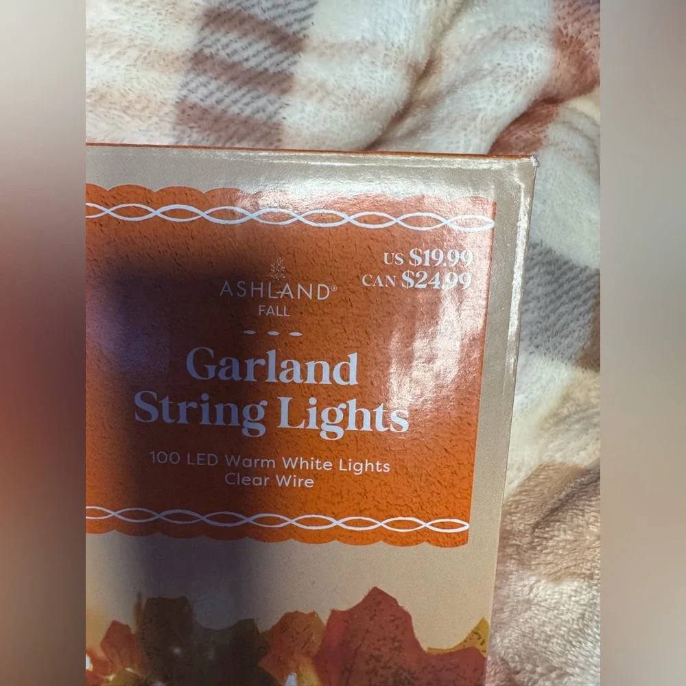Ashland Garland String Lights with Warm White LEDs